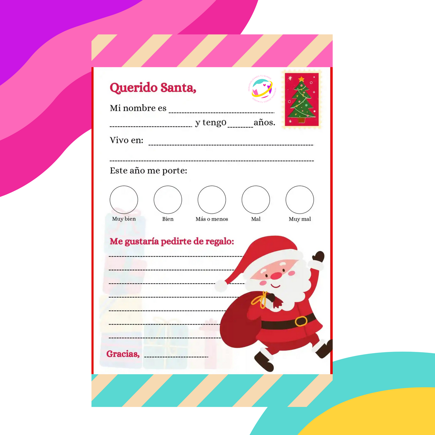 Large Santa Letter