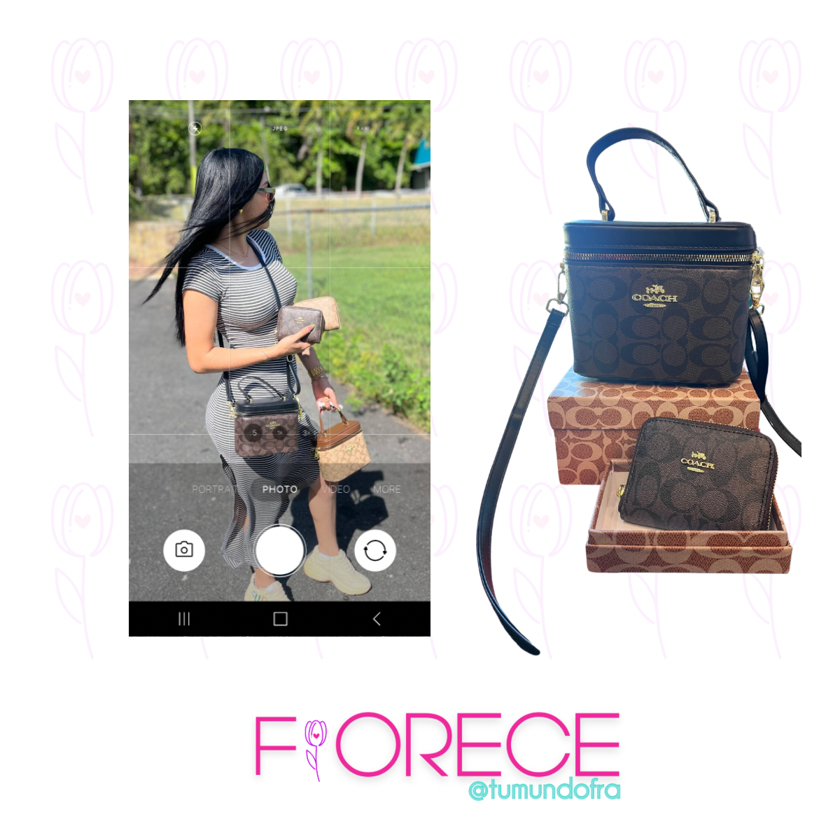 Ava Crossbody Bag & Mini Wallet