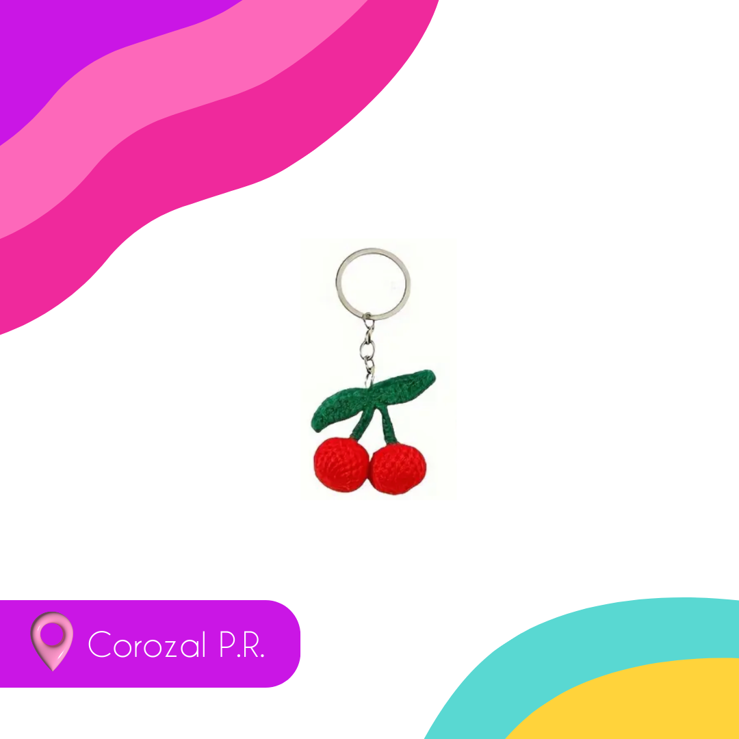 Cherry Keychain