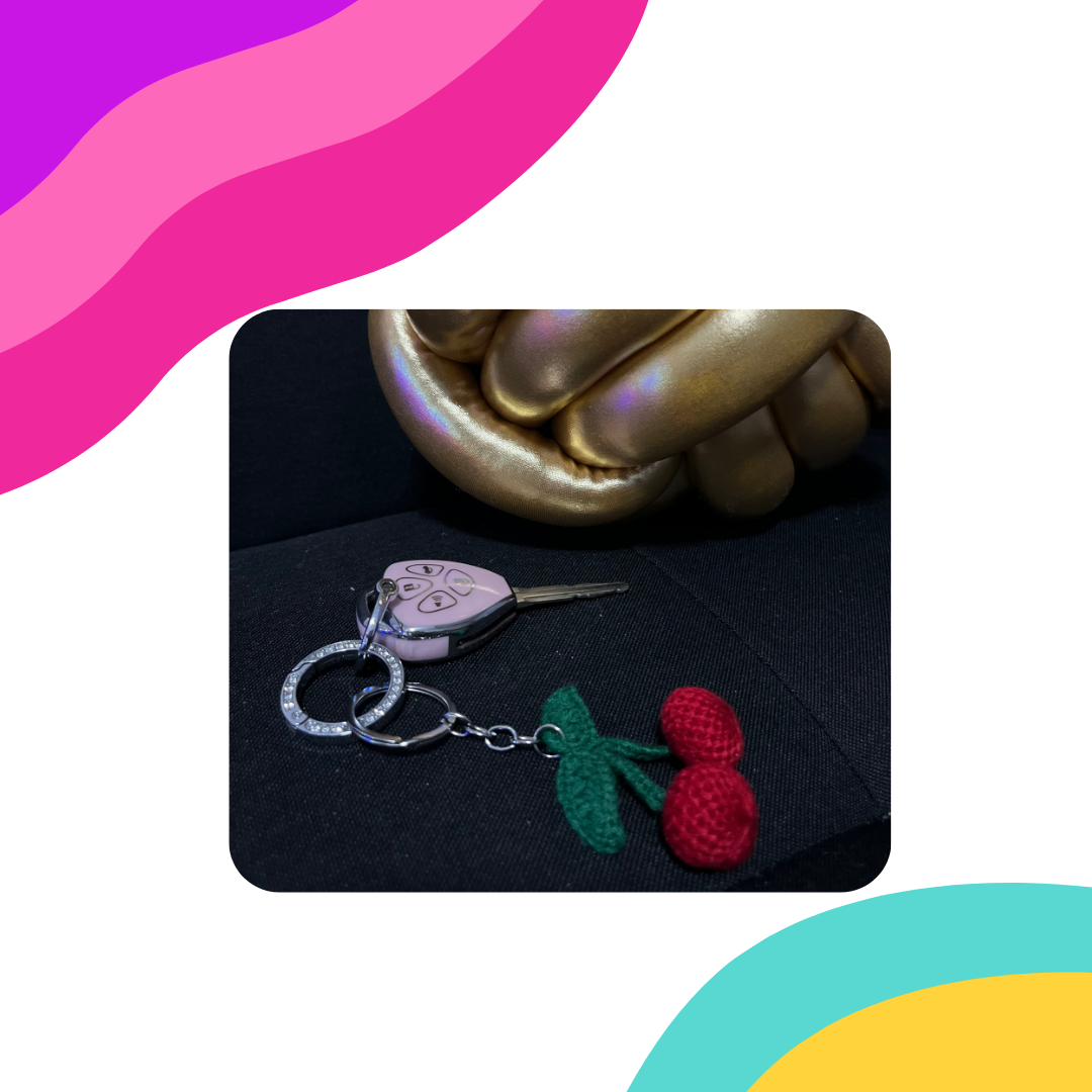 Cherry Keychain